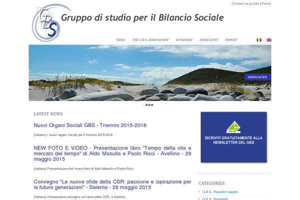 Site using Category Posts Widget plugin