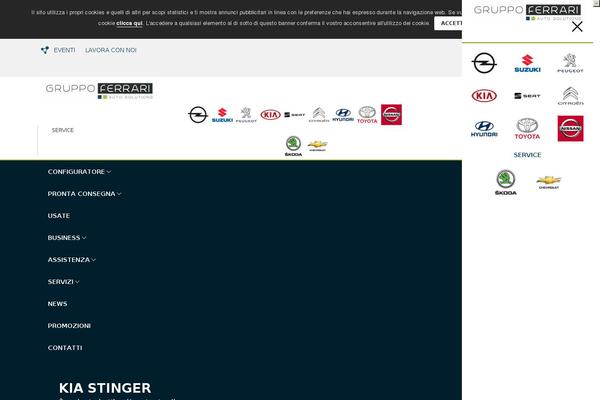 gruppoferrari.com site used Dealerk-wp-theme-autodealerk-multisite