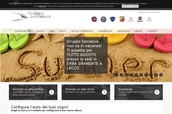 serratore theme websites examples