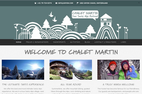 gryon.com site used Chaletmartin