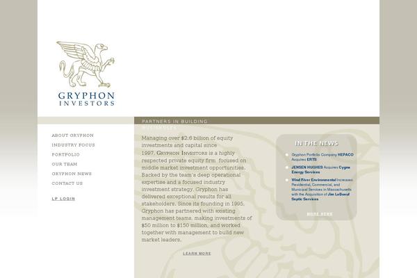 gryphon-inv.com site used Gryphon