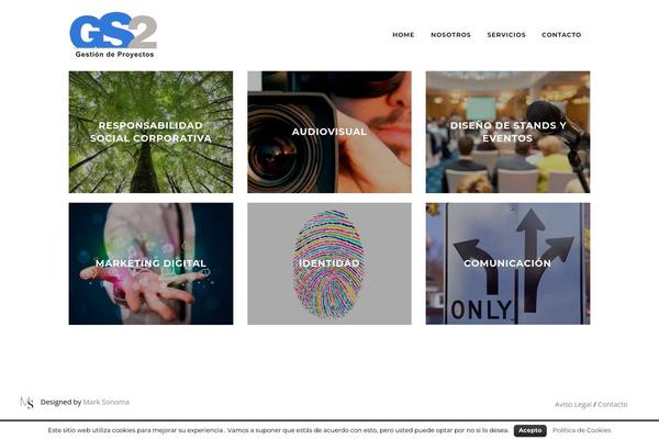 WordPress website example screenshot