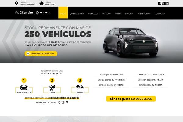 Automotive Car Dealership Business WordPress Theme theme site design template sample