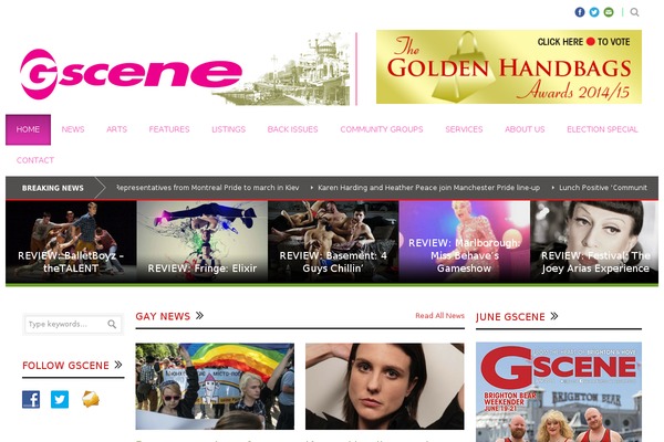 gscene.org site used Gscene