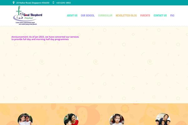 Kids-child theme site design template sample