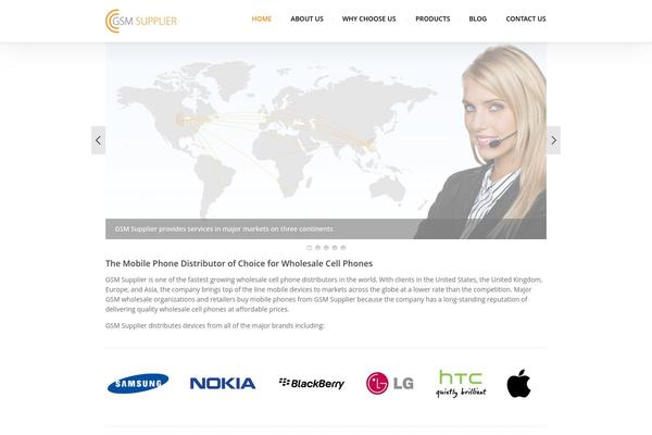 Gsm theme site design template sample