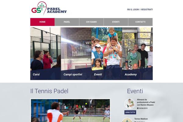 gspadelacademy.com site used Padel-accademy