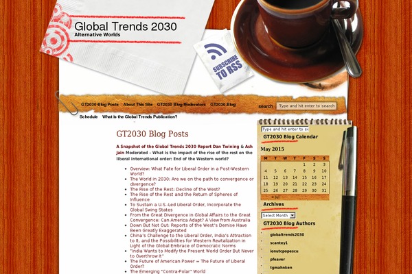 Morning Coffee theme site design template sample