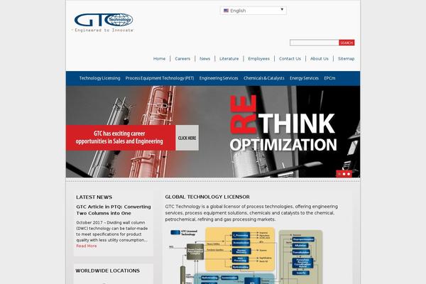 Gtc theme site design template sample