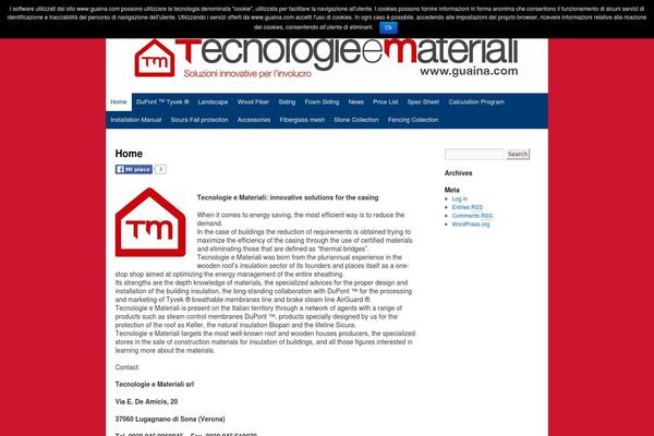 Twenty Ten theme site design template sample