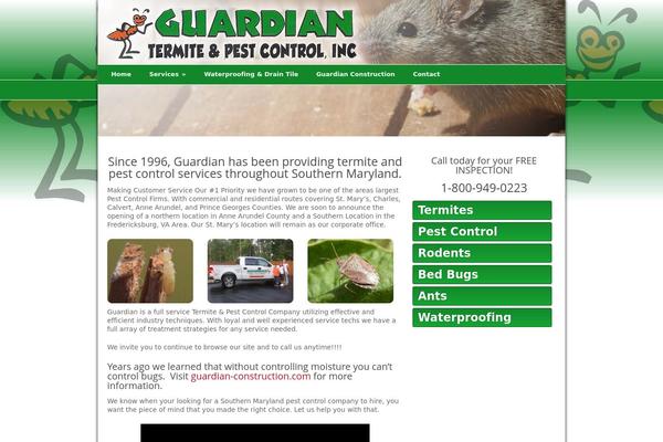 guardian-pestcontrol.com site used Cdg