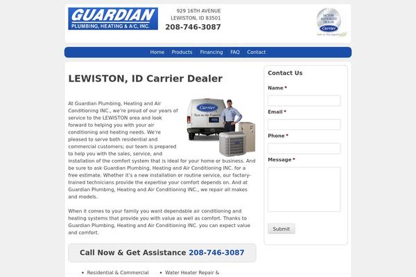 guardiancomfort.com site used Sequoia-blue