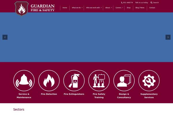 guardianfire.ie site used Guardianfire-child