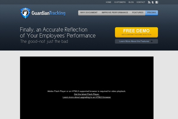 guardiantracking.com site used Crpress