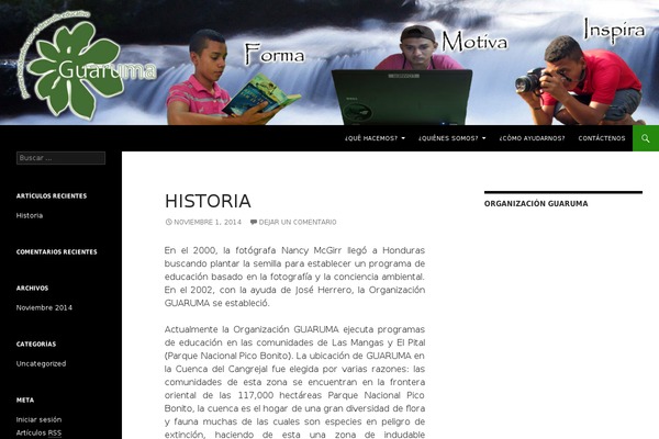 Twenty Fourteen theme site design template sample