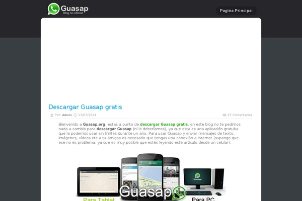 guasap.org site used Guasap