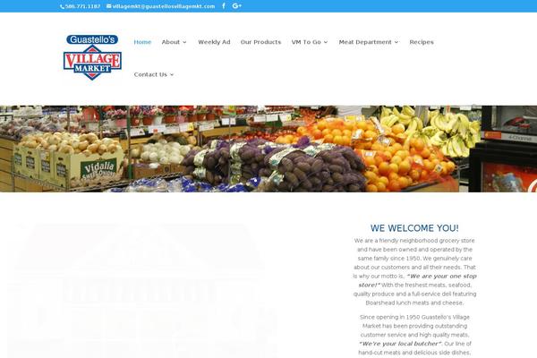 Divi theme site design template sample