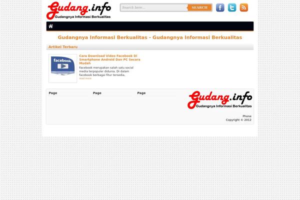gudang.info site used Blogstream
