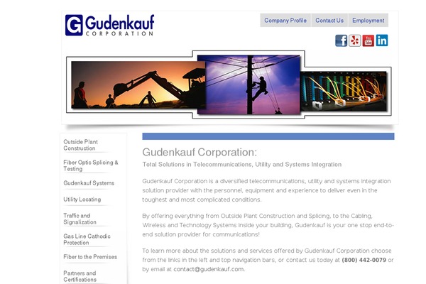 gudenkauf.com site used Cherry Framework