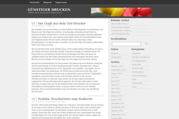 DarkZen theme site design template sample