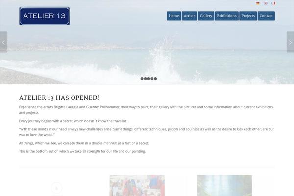 Enfold theme site design template sample