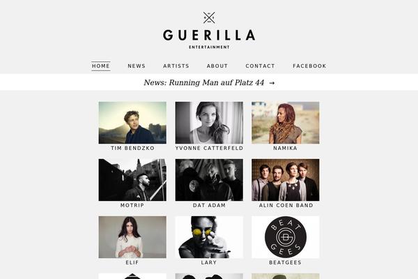 guerilla-management.com site used Guerilla