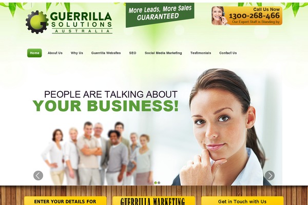 guerrillasolutions.com.au site used Vantage
