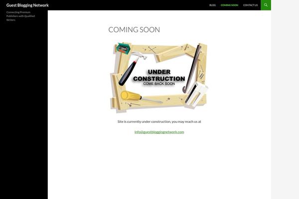 Twenty Fourteen theme site design template sample