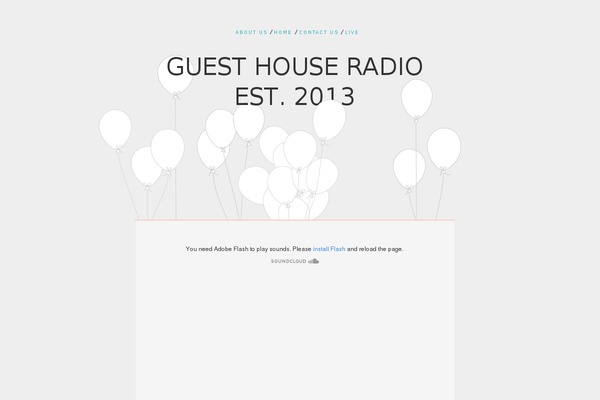 guesthouseradio.com site used Balloons-1.1