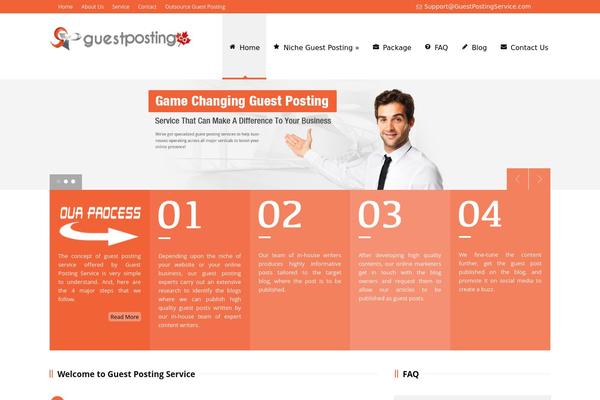 WordPress website example screenshot