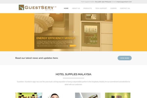 WordPress website example screenshot