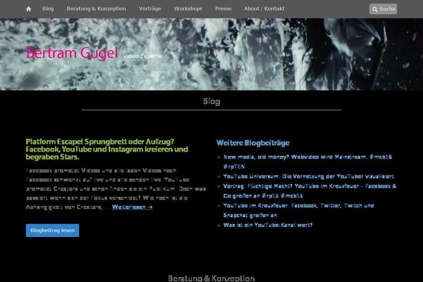 gugelproductions.de site used Gugel-theme