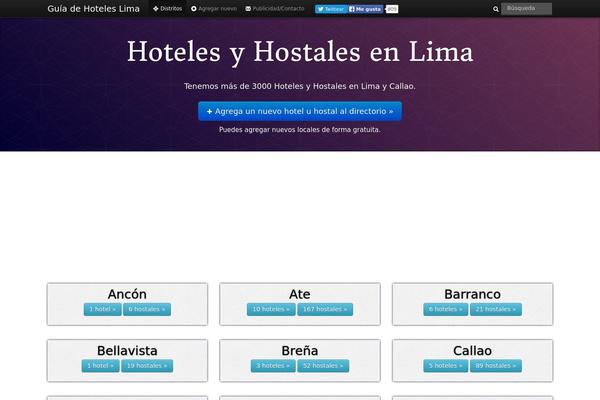 hoteles theme websites examples