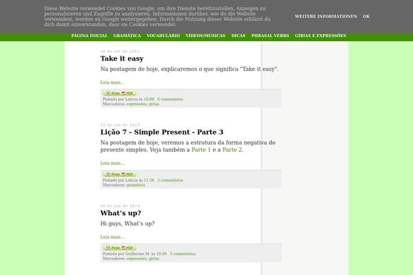 WordPress website example screenshot