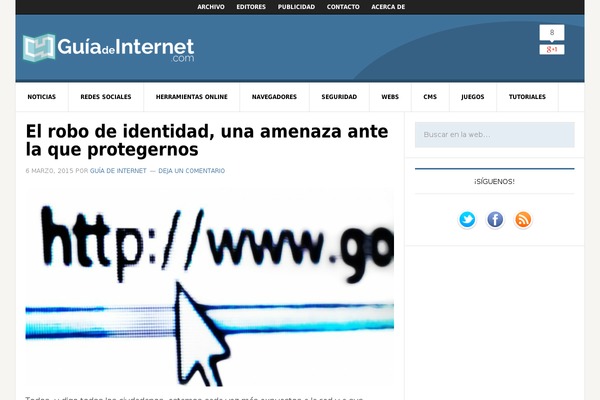 guiadeinternet.com site used Dinablogs-3