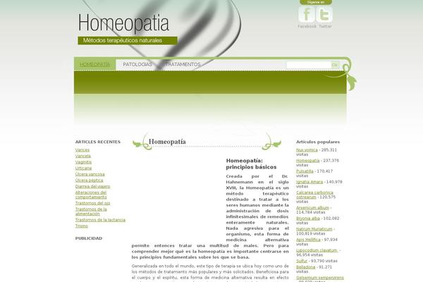 guiadelahomeopatia.com site used Homeopathie
