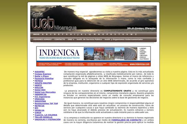 guiawebnicaragua.com site used Guiawebnicaragua