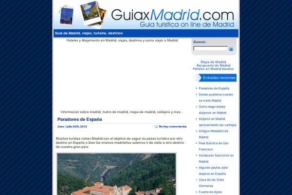 guiaxmadrid.com site used Propio