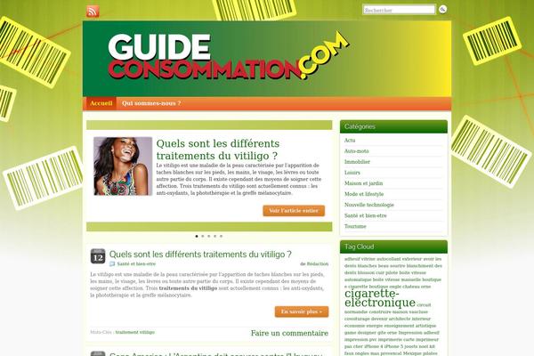 Graphene theme site design template sample