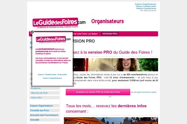 guidedesfoires.com site used Supermodne-revise