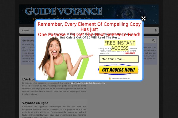 guidevoyance.fr site used Canvas