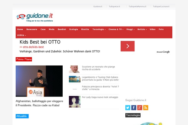 Tecnologia theme websites examples