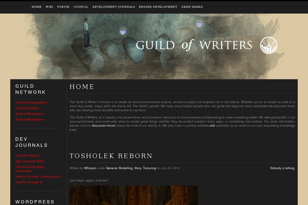 guildofwriters.org site used Two