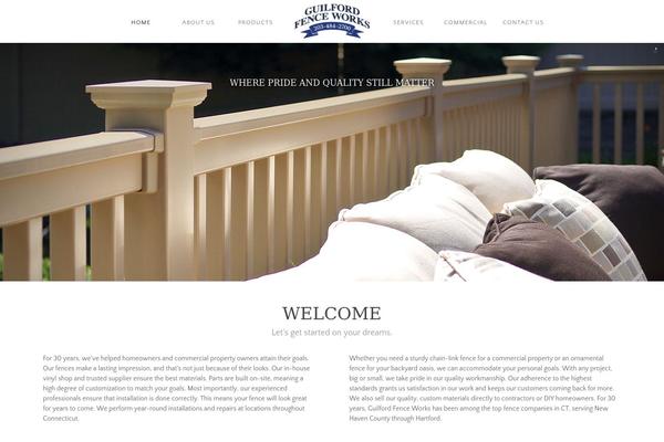 guilfordfenceworks.com site used Enfold
