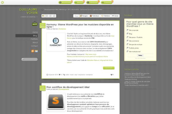 WordPress website example screenshot