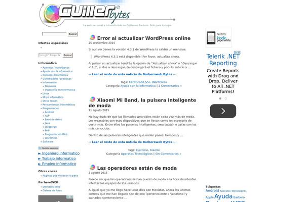 guillerweb.com site used Barberoweb