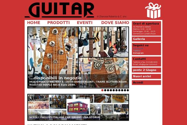 guitar-tortona.it site used Guitar