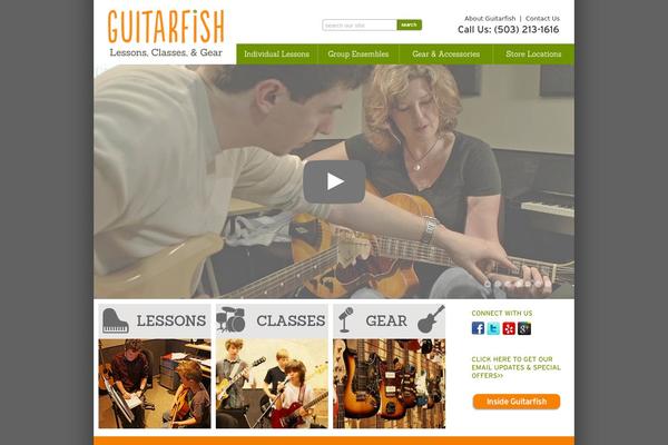 guitarfish WordPress theme, websites list used guitarfish theme guitarfish theme websites examples