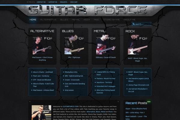 guitarforce.com site used Catalyst