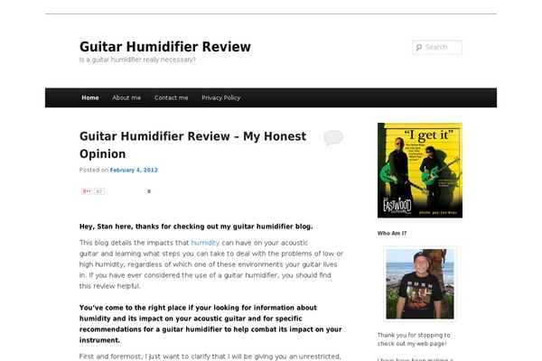 WordPress website example screenshot